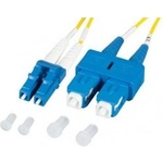 Conneu LC-UPC-SC-UPC армирана дуплексна пач корда, сингълмод OS2, 3 мм. , Conneu (10 м) (CNFJ-LCSCOS2DARMBLUE3mm-10)