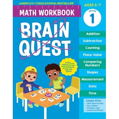 Brain quest math workbk 1st grade | workman