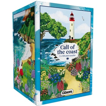 Gibsons - Puzzle 3x500 Call of the Coast - 1 000 piese