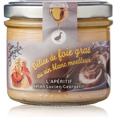 Lucien Georgelin Kachní Foie Gras s bílým vínem 100 g