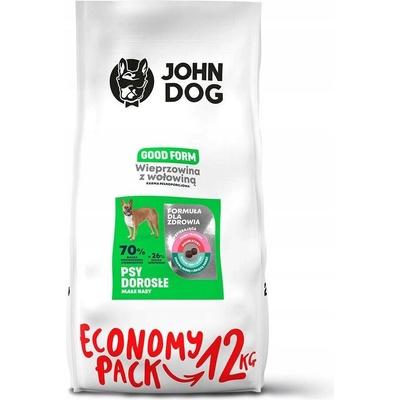 John Dog vepřové maso bez obilovin hypoalergenní 12 kg