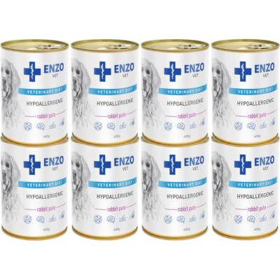 Enzo Vet Hypoalergénna diéta s králikom 8 x 400 g