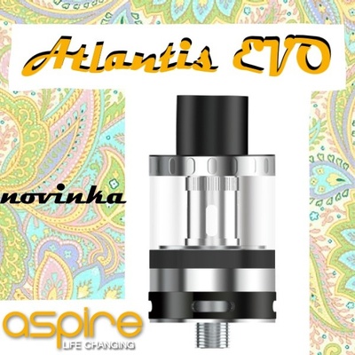 Aspire Atlantis EVO clearomizér stříbrný 2ml – Zboží Mobilmania