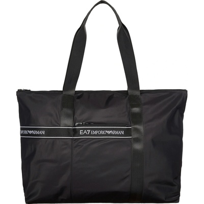 Emporio Armani kabelka EA7 TRAIN LOGO TAPE W SHOPPING PACKABLE 2895014R94200020 Černá