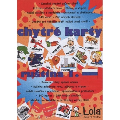 Chytré karty Ruština slovíčka 1