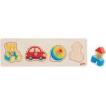 Goki Пъзел с дръжки Goki - Моите играчки (57356) - baby