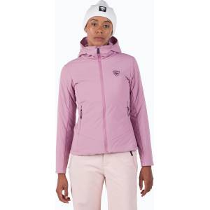 Rossignol Дамско ватирано яке Rossignol Opside Hoodie moonlight mauve