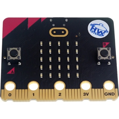 ElecFreaks BBC micro:bit V2.21 mikropočítač pro výuku programování Červená