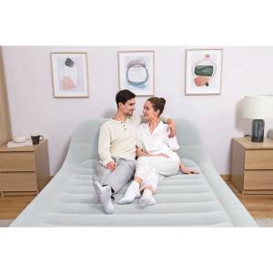 Bestway Надуваемо легло с вградена помпа 226x152x84 cм (3202709)