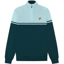 Lyle and Scott Croft Merino pánsky golfový sveter modrá