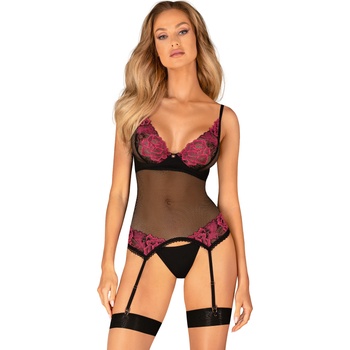 Image 1 of Obsessive Rosenty Corset XL/XXL