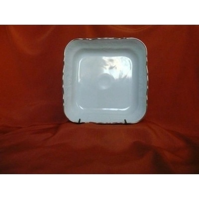 Thun Mísa čtyřhranná Bernadotte 50012 Zlatá linka 25 cm