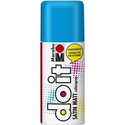Marabu Akrylová farba Satin Matt v spreji 150 ml azúrová modrá matná