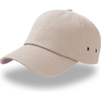 Atlantis Headwear Aktion 6 panelová baseballová COT33056005299 stone Šedá kamenně