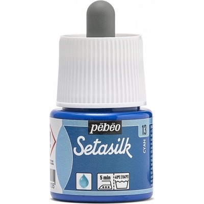 Pébéo Barva na hedvábí Setasilk 45 ml 13 Cyan – Zboží Dáma