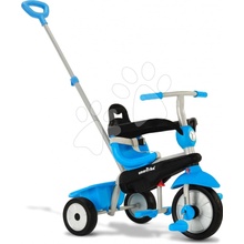 Smart Trike s vodiacou tyčou Lollipop Blue s tlmičom a voľnobehom modrá