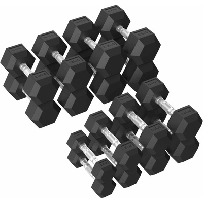 TUNTURI Platinum Hex 2,5-20 kg 8 párů