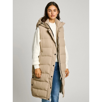 Pepe Jeans dámská vesta PL402439 béžová
