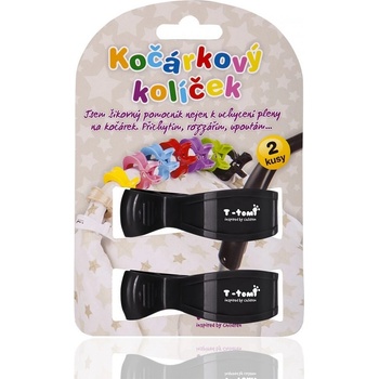 T-Tomi štipce 2 ks Black