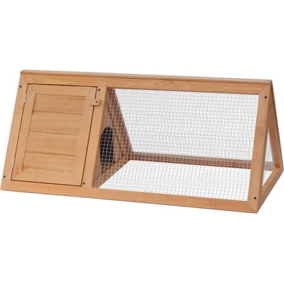 vidaXL Klec pro králíky dřevěná 98 × 50 × 41 cm jedlové dřevo 9799.170345