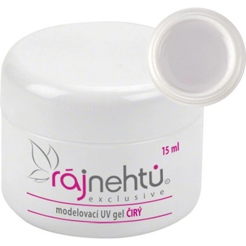 Ráj nehtů UV gel modelovací čirý 15 ml