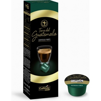 Caffitaly Kapsle intenzivní espresso Premium Terre del Guatemala 10 kusů