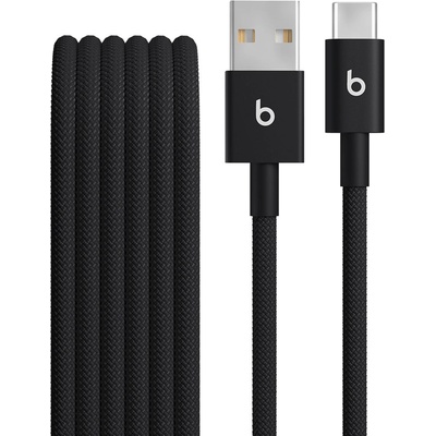 Beats Audio Beats USB-A to USB-C Woven Cable (1.5 m) - Bolt Black (MDGG4ZM/A)