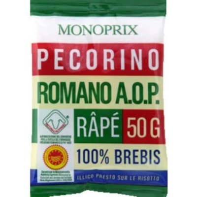 Monoprix Strouhaný Pecorino Romano 50 g