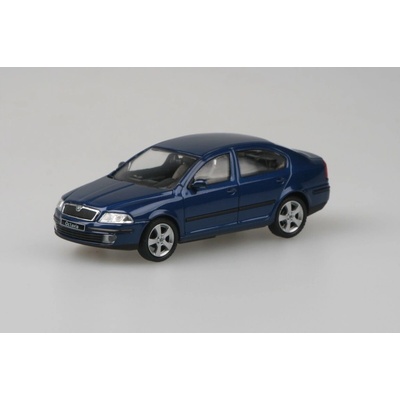 ABREX Škoda Octavia II 2004 Modrá Hlbinná Metalíza 1:43