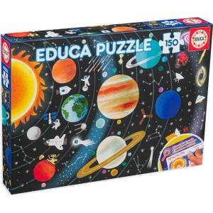 Educa Детски пъзел Educa от 150 части - Слънчева система (EDU19584) - baby