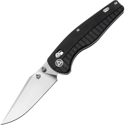 ! QSP Reptile 14C28N, stonewash-satin,Handle: Black G10 QS165-C1