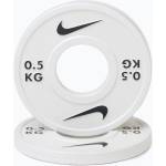 Nike strength Тежести Nike Strength Change Plates 2 x 0, 5 kg white/black