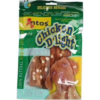 ANTOS Chicken D'light Cheese - лакомство за куче - пилешко филе със сирене 100 гр - Нидерландия - 20180