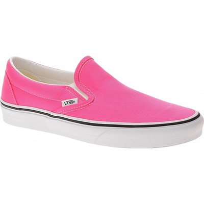 Vans Classic slip on Neon/Knockout Pink/True White