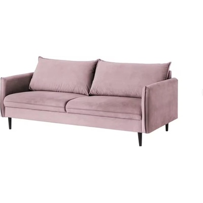 ROPEZ Кадифен диван в цвят лавандула 203 cm Juli - Ropez (Juli Sofa 3os. tk. Riviera 62 ( Davis ))