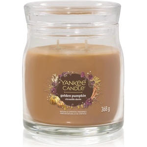 Yankee Candle Golden Pumpkin ароматна свещ Signature 368 гр