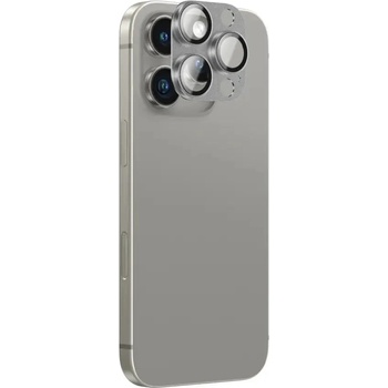 Amazingthing Обектив от закалено стъкло от авиационна сплав за iPhone 16 Pro / 16 Pro Max обектив на камерата - сив (IP16CAMPGYGLA)