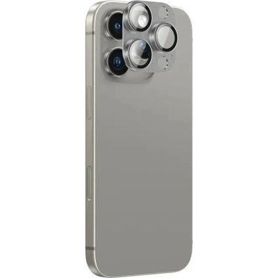 Amazingthing Обектив от закалено стъкло от авиационна сплав за iPhone 16 Pro / 16 Pro Max обектив на камерата - сив (IP16CAMPGYGLA)