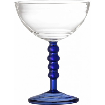 Bloomingville Pohár na koktejl Noemi Blue Glass 230 ml