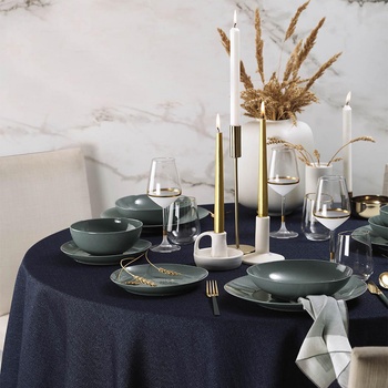 Kütahya Porselen Kutahya СЕРВИЗ ЗА ХРАНЕНЕ soho 24Ч. СИН (soh24y2720p01)