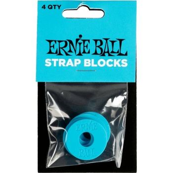 Image 1 of Ernie Ball Strap Blocks Blue Strap-Lock/Страп лок (P05619)