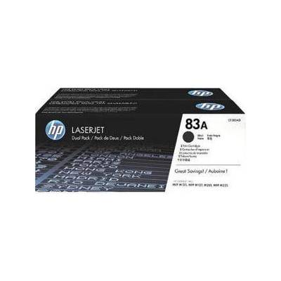 HP Тонер касети HP 83A 2-pack Black Original LaserJet Toner Cartridge, CF283AD