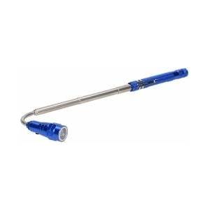 Virone Orno Flashlight Telescopic torch 17-57 cm, 3 LED, 4 x LR44, bent head, magnet, WL-9