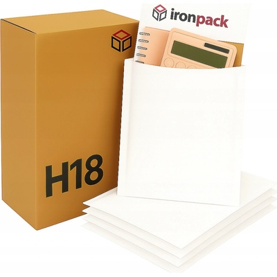 Bublinkové obálky ironpack H18 bílé 100 kusů