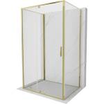Mexen Exo-3S душ кабина с 3 стени, 115 x 80 см, прозрачна, златна - 819-115-080-50-00-3S (819-115-080-50-00-3S)