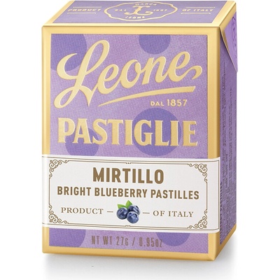 Leone 1857 Mirtillo Cucací pastilky s borůvkovou příchutí 27 g