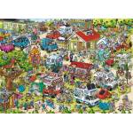 Ravensburger - Puzzle Ray's Comic Series: Holiday Resort No. 2 The Campsite - 1 000 piese