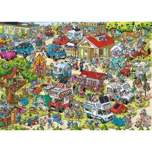 Ravensburger - Puzzle Ray's Comic Series: Holiday Resort No. 2 The Campsite - 1 000 piese