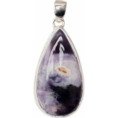 Nefertitis Opál Violet flame přívěsek stříbro P528 NF63845