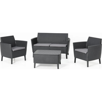 ALLIBERT ZAHRADNY SET SALEMO ANTRACIT + GREY